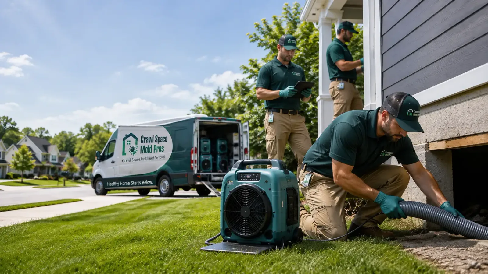 Crawl Space Mold Removal in Kintyre, ND